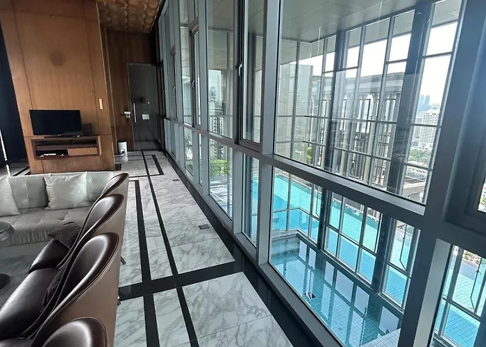 1br Thonglor Bts Infinitypool Overlooking Appartement Bangkok