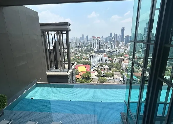 1br Thonglor Bts Infinitypool Overlooking Appartement *
