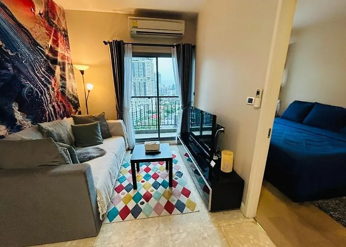 1br Thonglor Bts Infinitypool Overlooking Appartement